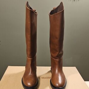 Steve Madden Women's Tan Over the Knee Boots